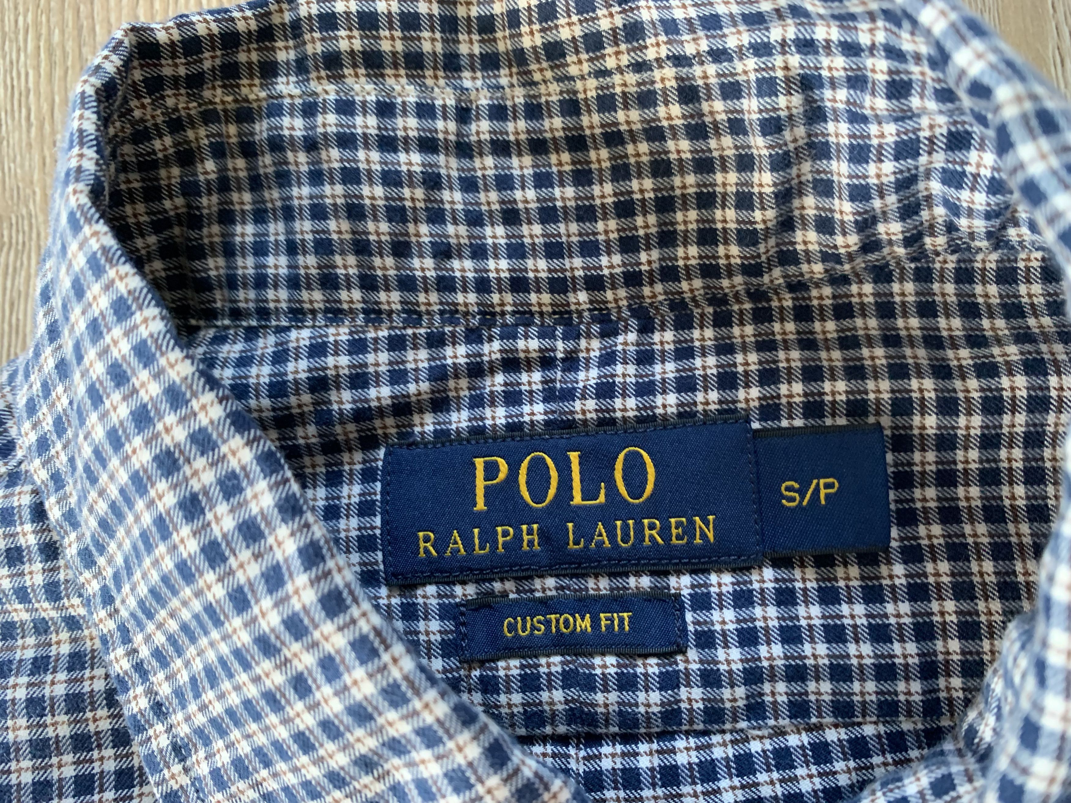 Polo Ralph Lauren × Ralph Lauren × Vintage Polo Ralph Lauren Custom Fit Plaid Long Sleeve Shirt Size US S / EU 44-46 / 1 - 7 Thumbnail