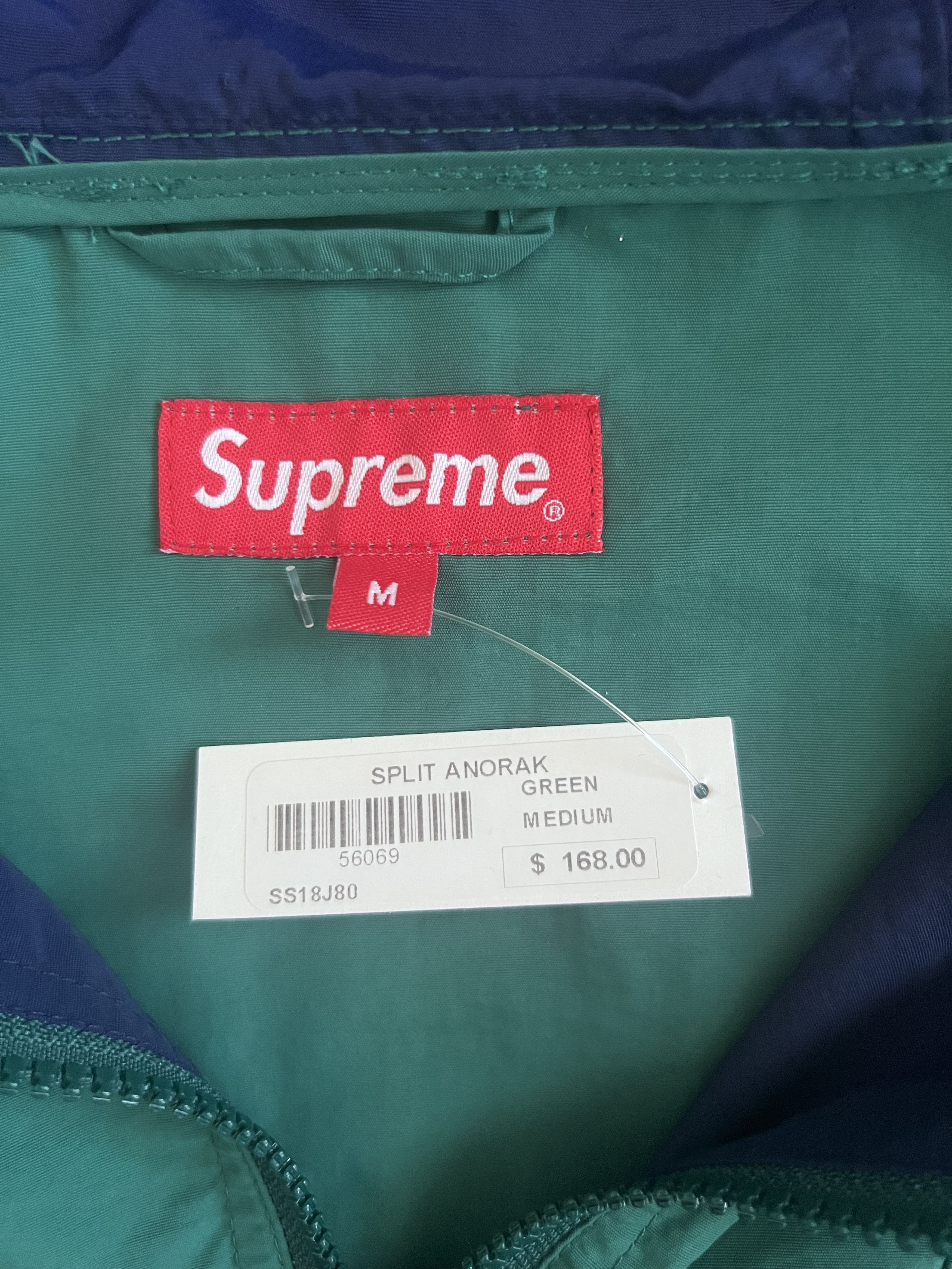 Supreme Supreme Split Anorak from SS18 in Green Size US M / EU 48-50 / 2 - 5 Thumbnail