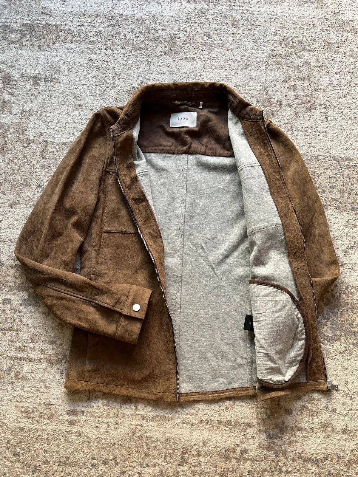 IKKS IKKS Mens 2017 Goat Leather Jacket Sz S High Quality Size US S / EU 44-46 / 1 - 2 Thumbnail
