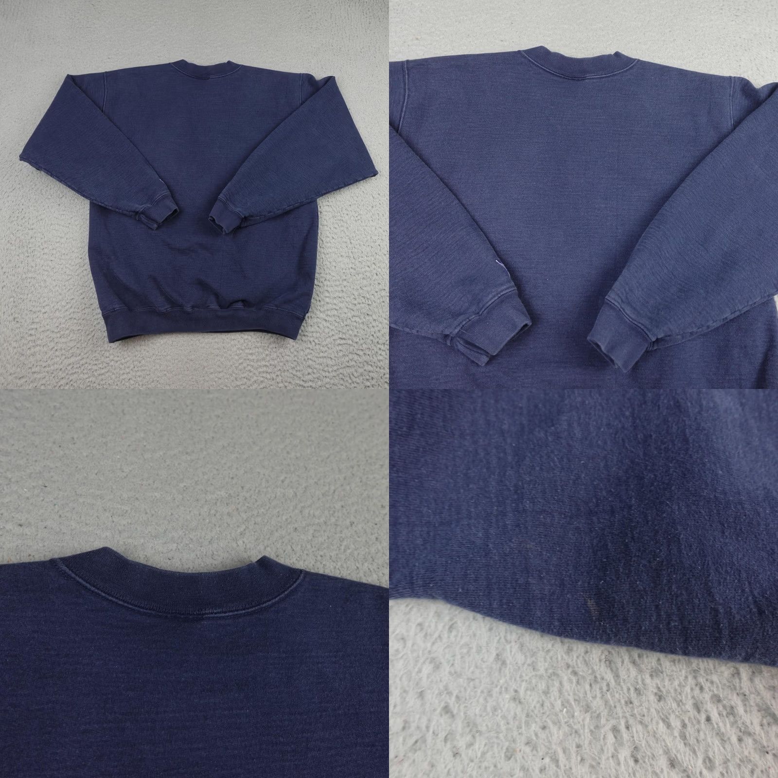 Vintage VINTAGE The Cotton Exchange Sweatshirt Mens M Cotton USA 90s College Crew Neck Blue Size US M / EU 48-50 / 2 - 8 Thumbnail