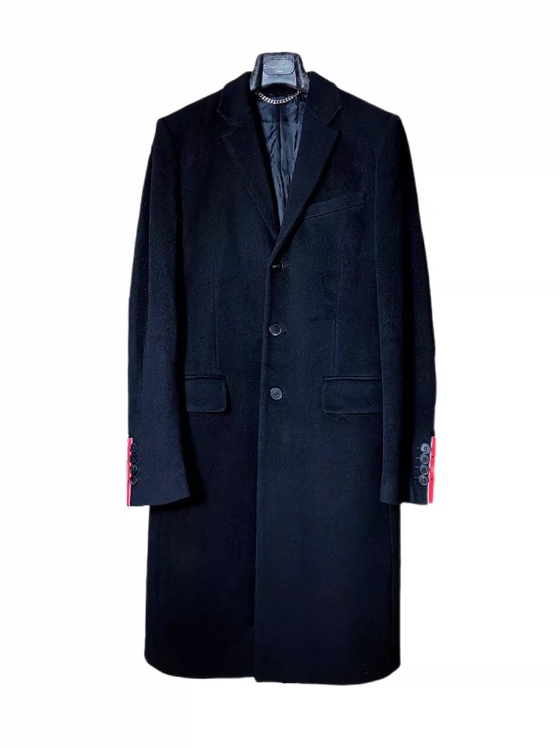 Givenchy Givenchy Long Wool and Cashmere Blended Coat Size US M / EU 48-50 / 2 - 1 Thumbnail