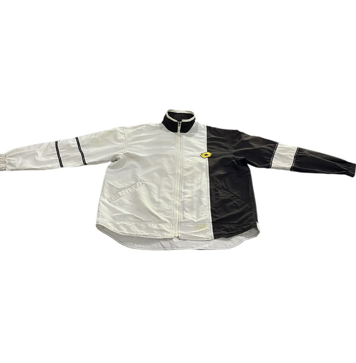 Lotto Sport × Vintage Vintage 90s Lotto Tennis Italiano Windbreaker Size US M / EU 48-50 / 2 - 1 Thumbnail