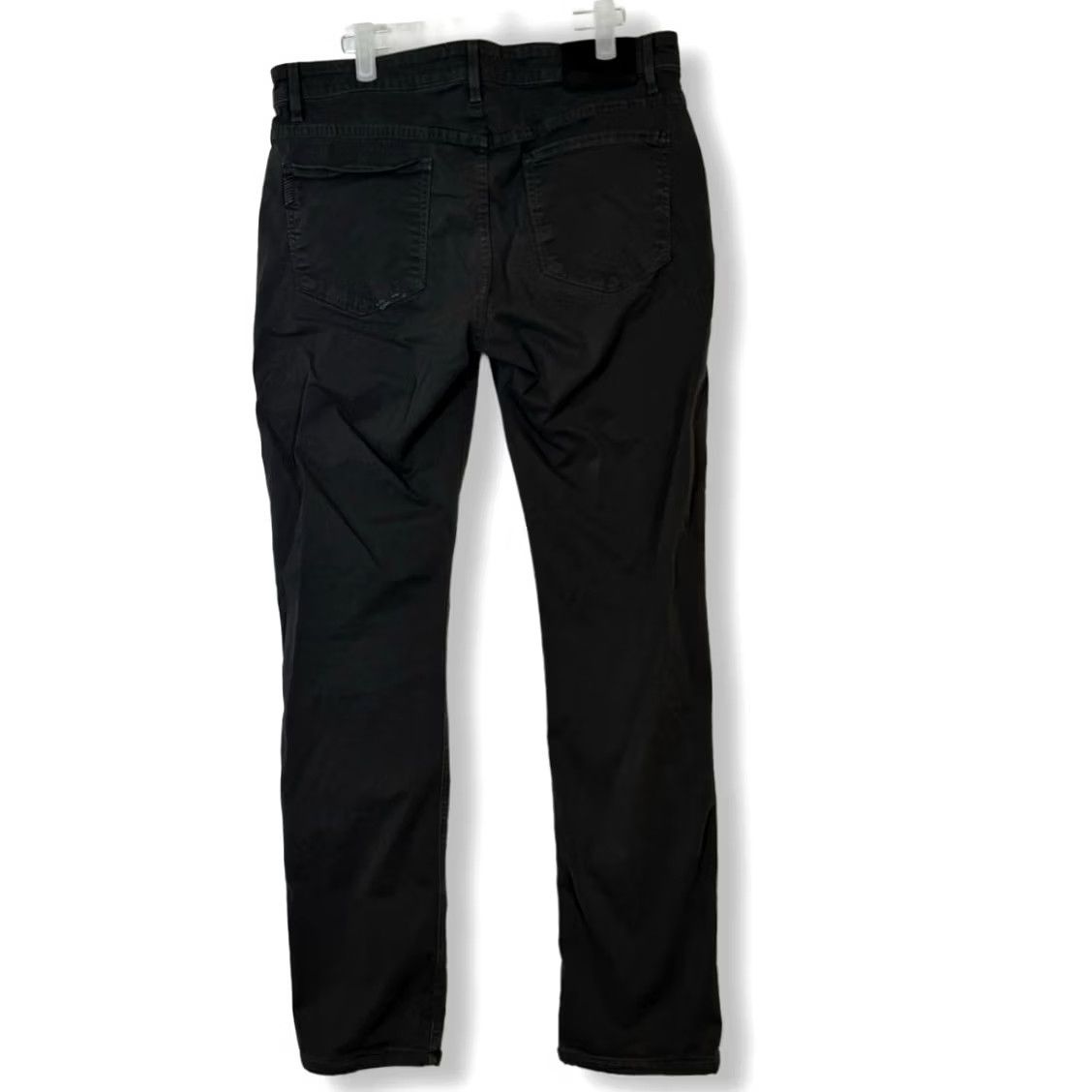Paige Paige Jeans Mens 33 Grey Slim Straight Denim 5-Pocket Mid-Rise Stretch Casual Date Night Weekend M99 Size US 33 - 2 Thumbnail
