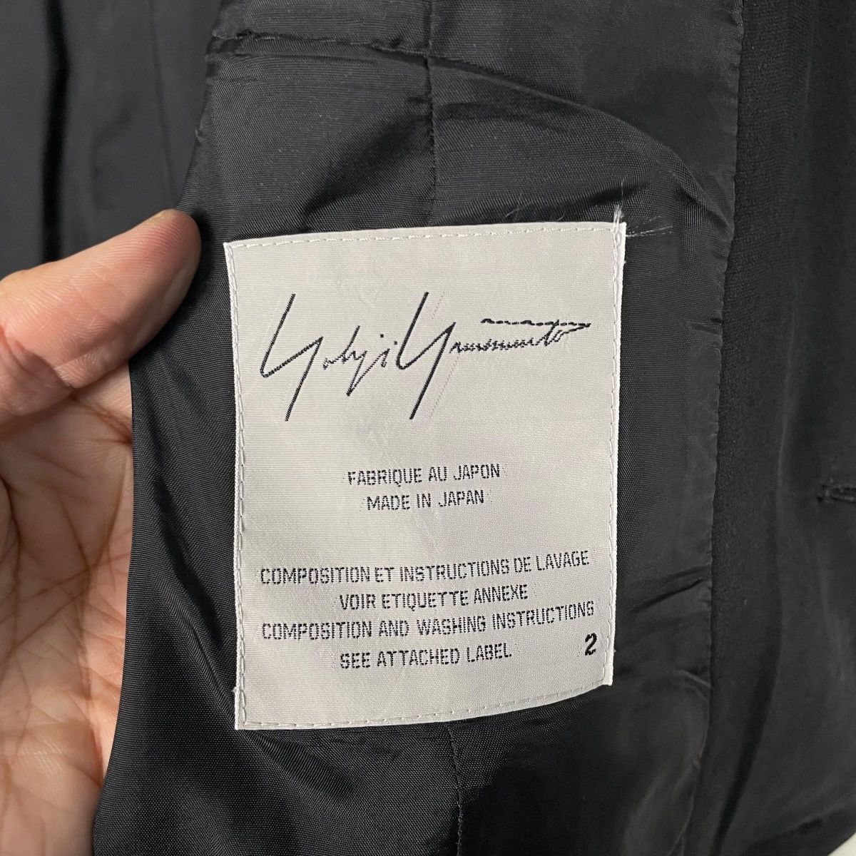 Yohji Yamamoto Yohji Yamamoto Signature Cupro Coat Size US M / EU 48-50 / 2 - 16 Thumbnail