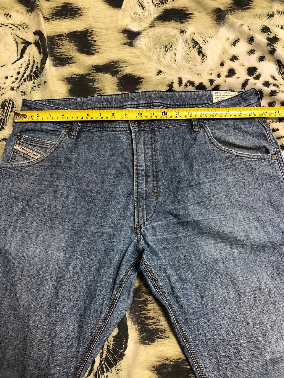 Diesel KROOLEY DIESEL Logo Y2K Jeans Streetwear denim pants Size US 36 / EU 52 - 8 Thumbnail