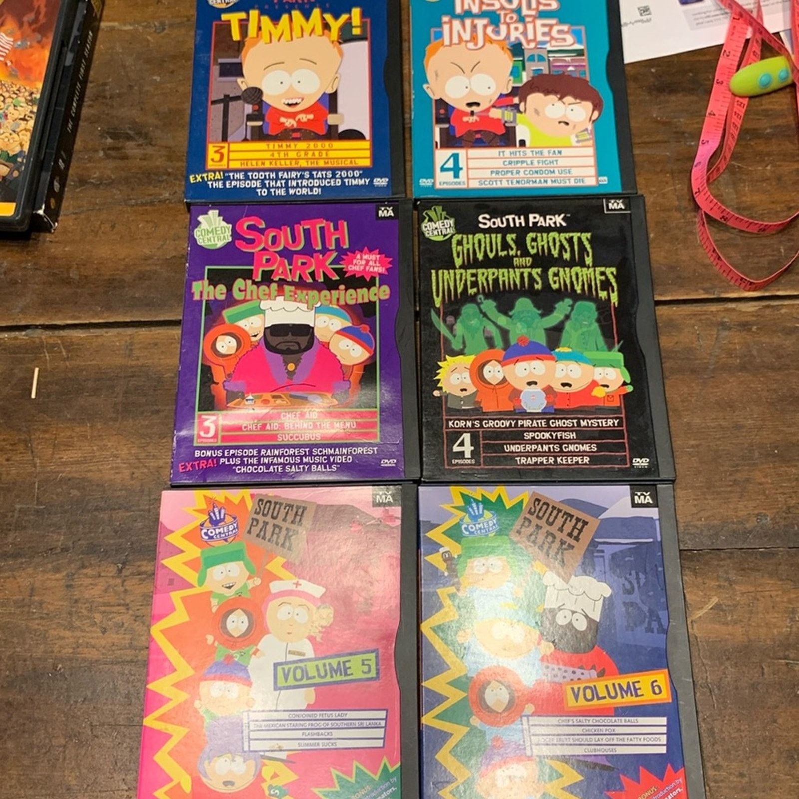 Vintage Bundle of 6 South Park DVD’s Size ONE SIZE - 1 Thumbnail