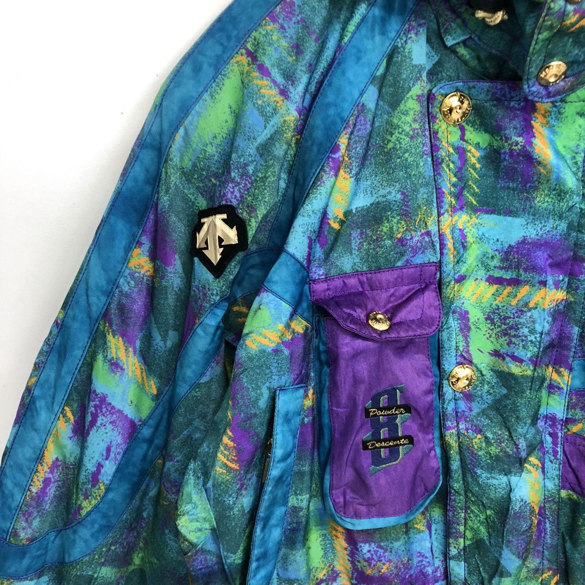 Descente × Vintage Vintage Descente Motive Tactical Design Pocket Ski Jacket Size US XL / EU 56 / 4 - 11 Thumbnail