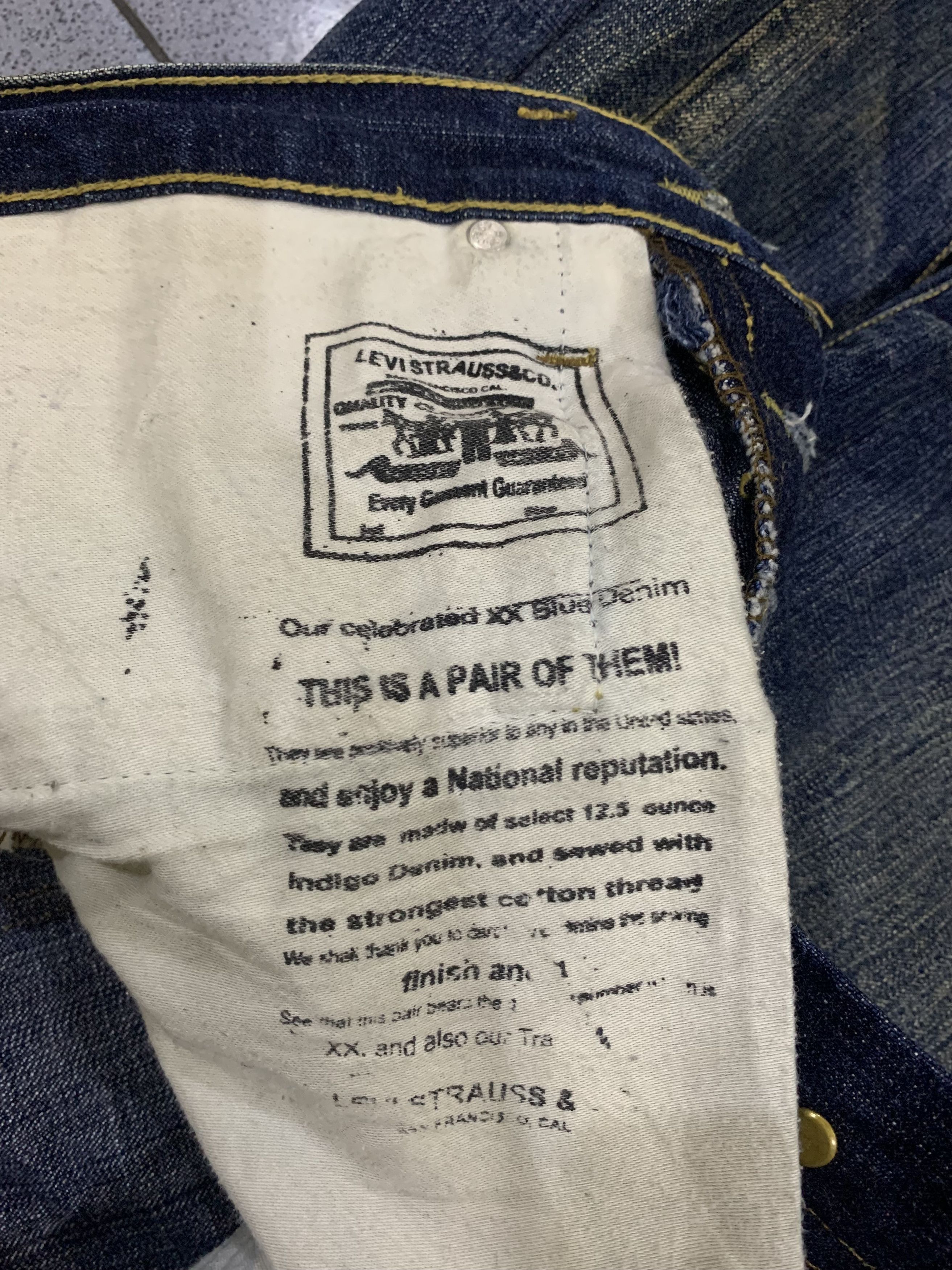Levi's × Levi's Vintage Clothing × Vintage VTG Levi's 201 Denim Jeans Size US 32 / EU 48 - 6 Thumbnail