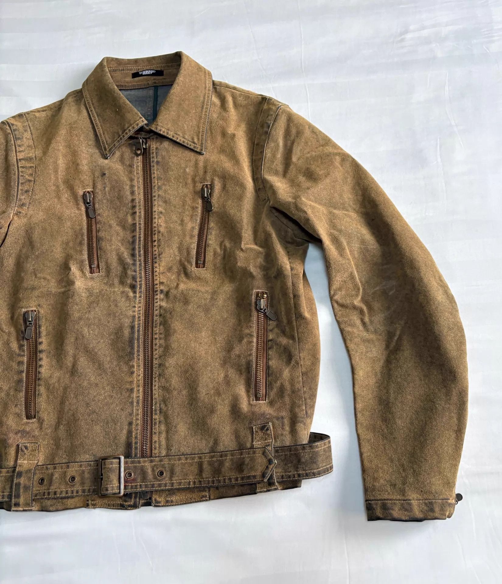 Tornado Mart Tornado Mart vintage Japanese strapped work jacket Size US L / EU 52-54 / 3 - 9 Thumbnail