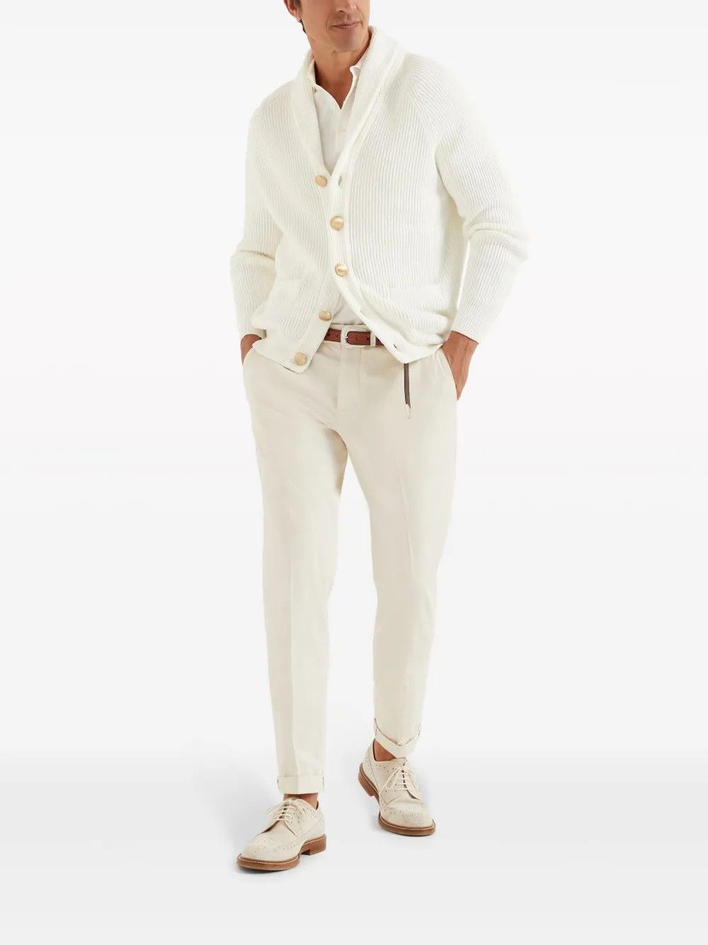 Brunello Cucinelli Dyed Pants in Open White Size US 30 / EU 46 - 4 Thumbnail