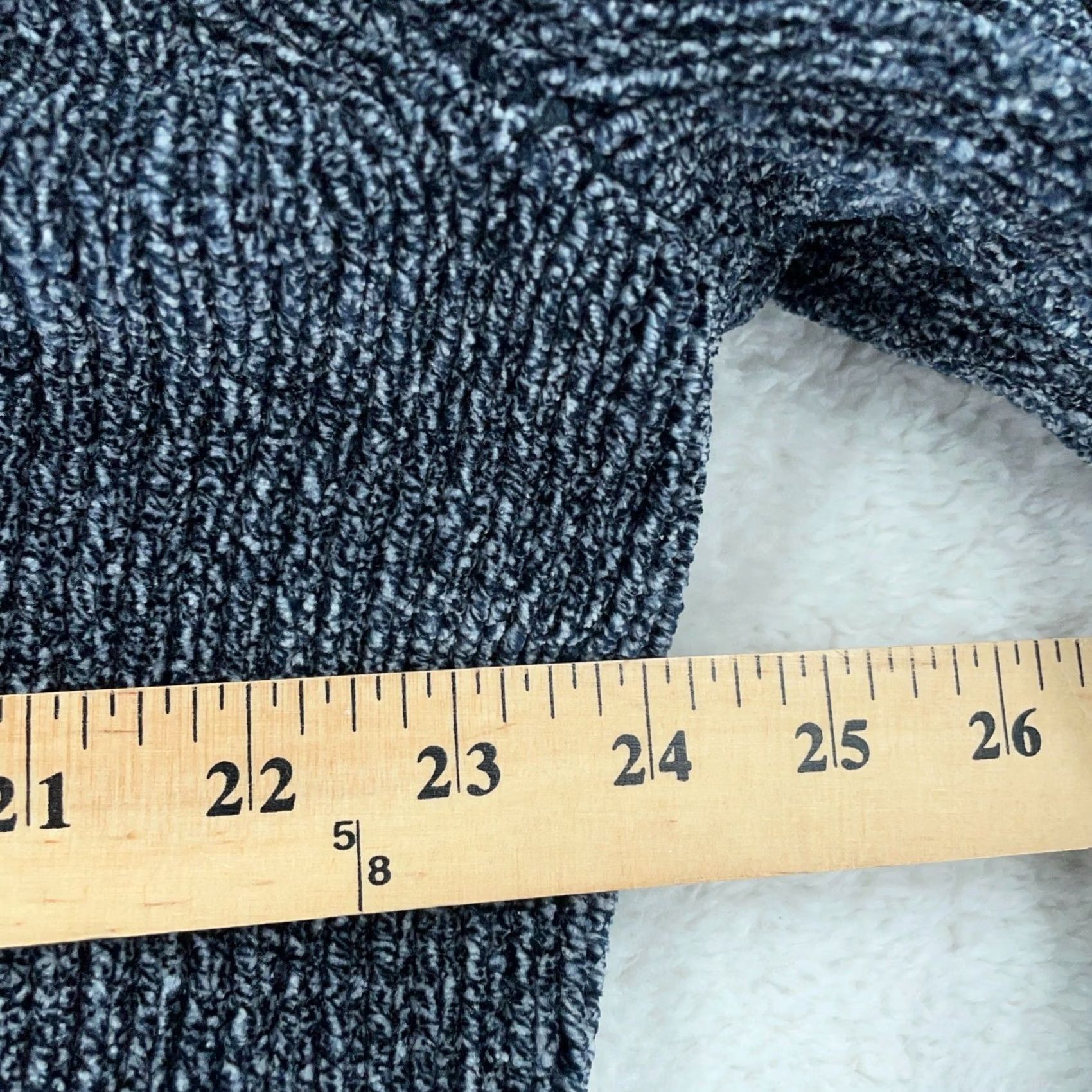 Orvis Orvis Sweater Womens 2XL Blue Marled Knit Long Sleeve Chenille Pullover V-Neck Raglan Size 2XL Winter Fall Casual Womens Size XXL / US 16-18 / IT 52-54 - 6 Thumbnail