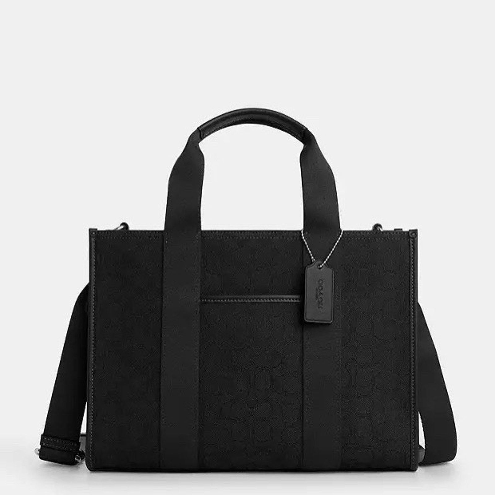 Coach NWT Coach CY368 Smith Tote Bag Signature Crossbody Black Size ONE SIZE - 7 Thumbnail
