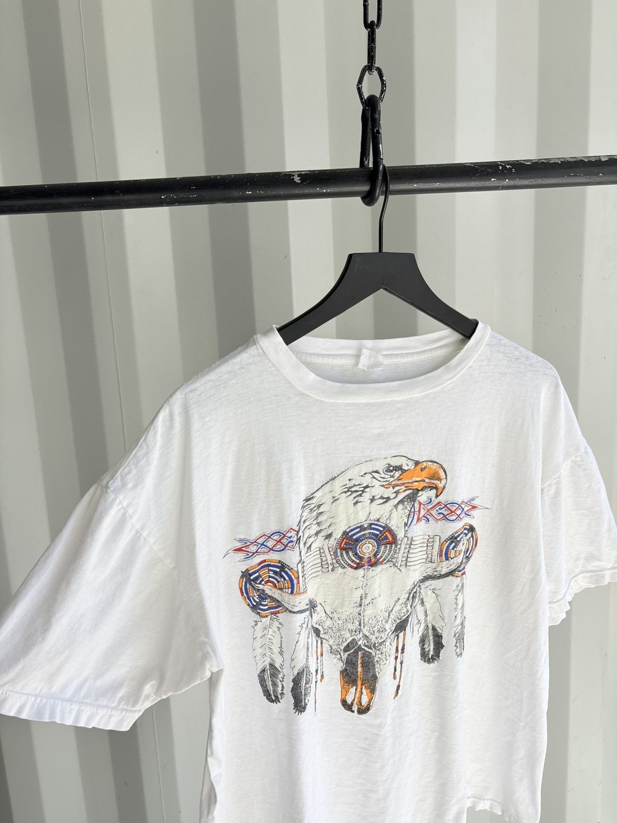 Vintage Vintage Biker Tribal Shirt Faded Distressed Grunge Band WCC Size US L / EU 52-54 / 3 - 5 Thumbnail