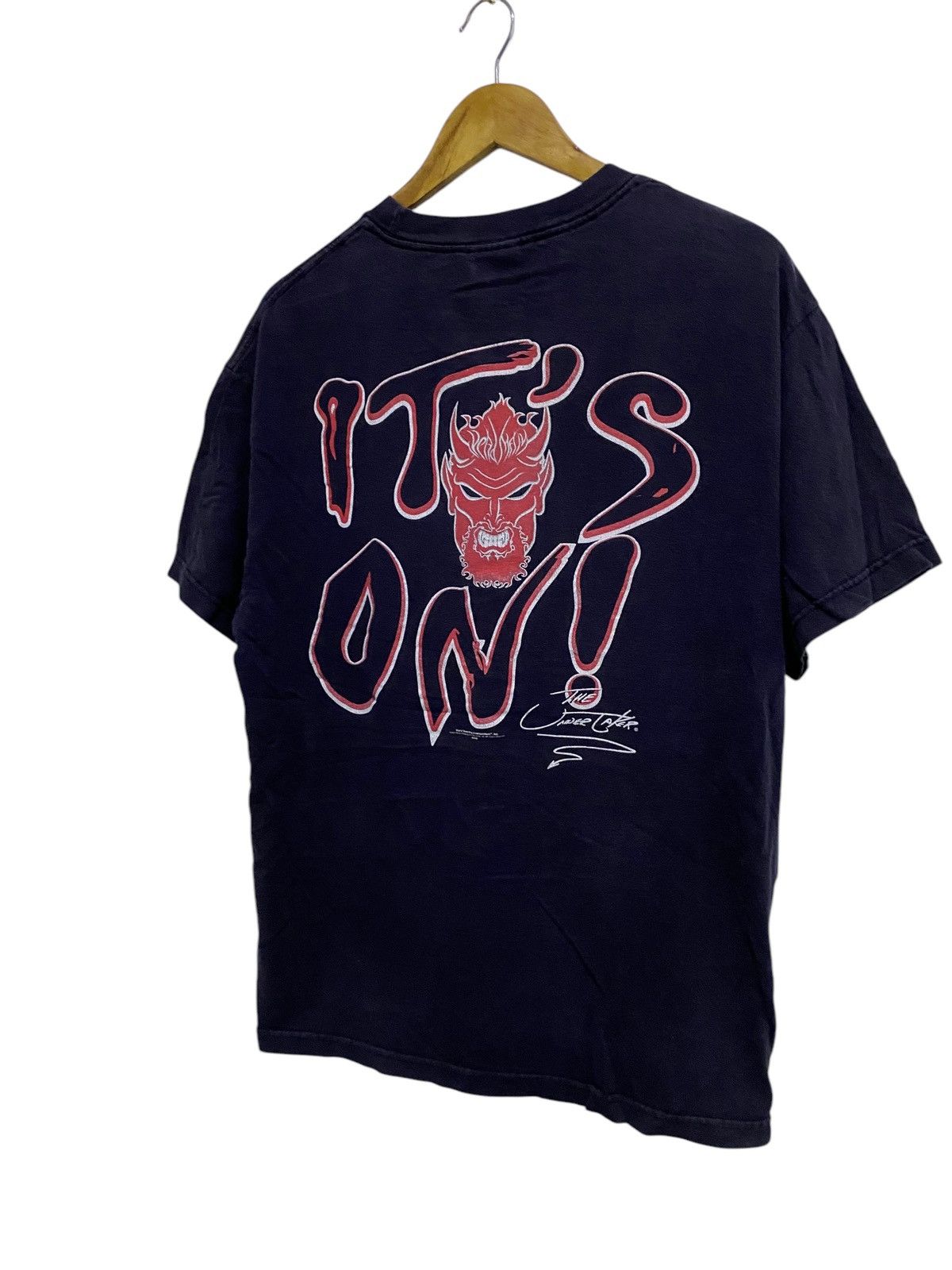 Vintage 90s TSHIRT !! World Wrestling Entertainment The Under Taker Size US L / EU 52-54 / 3 - 4 Thumbnail