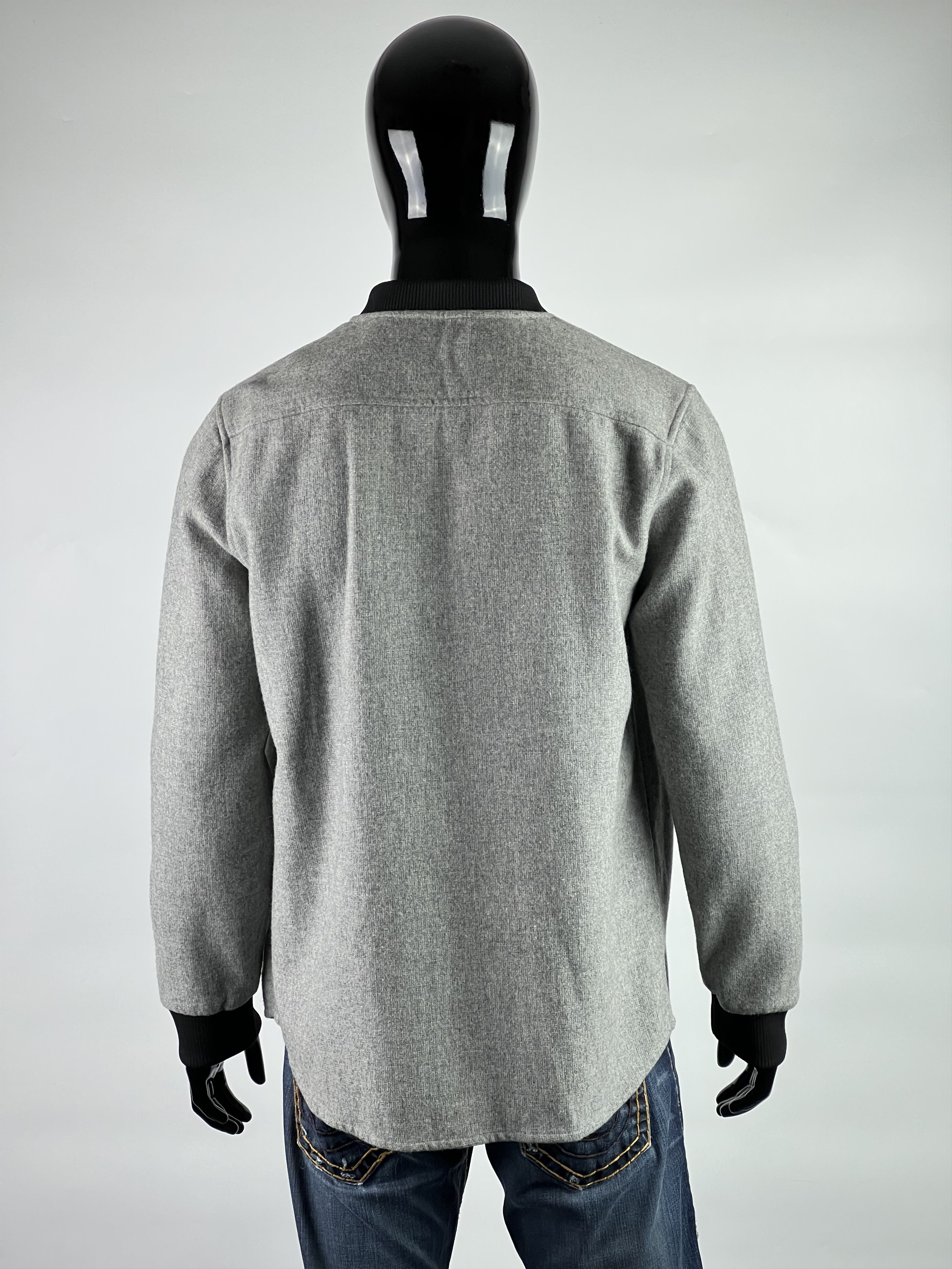 Daily Paper Daily Paper Wool Button Up Overshirt Bomber Jacket Size L Size US L / EU 52-54 / 3 - 3 Thumbnail