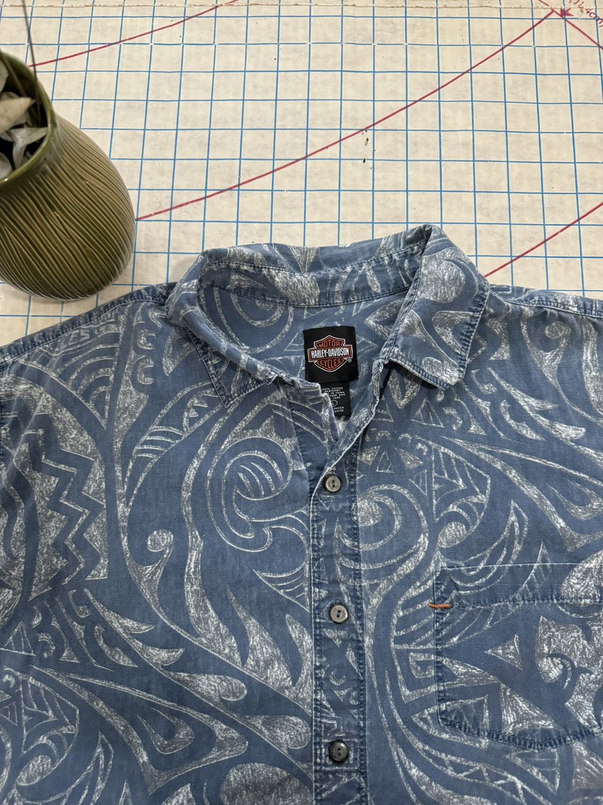 Harley Davidson Harley Davidson Hawaii Short Sleeve Button Up Shirt Large Size US L / EU 52-54 / 3 - 4 Thumbnail