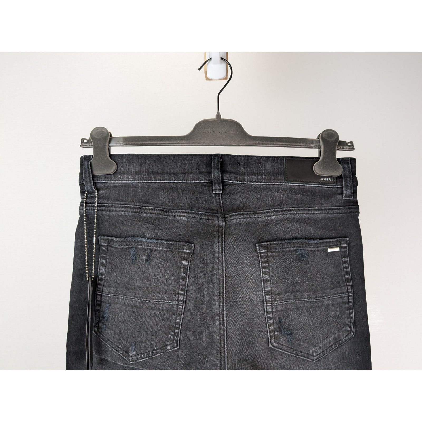 Amiri o1rshd1 Thrasher Plus Jean in Aged Black Size US 32 / EU 48 - 9 Thumbnail