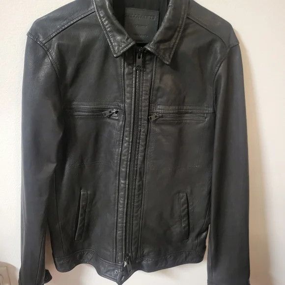 Allsaints All Saints Leather Jacket Size US M / EU 48-50 / 2 - 1 Thumbnail