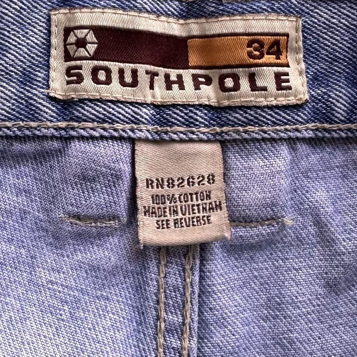 Southpole Grail Light Wash South Pole Jorts Size US 34 / EU 50 - 4 Thumbnail