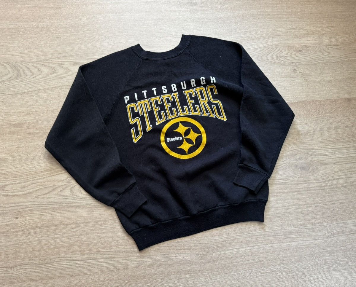 NFL Vintage 80-90’s Artex Pittsburg Steelers NFL Sweatshirt Size M / US 6-8 / IT 42-44 - 1 Thumbnail