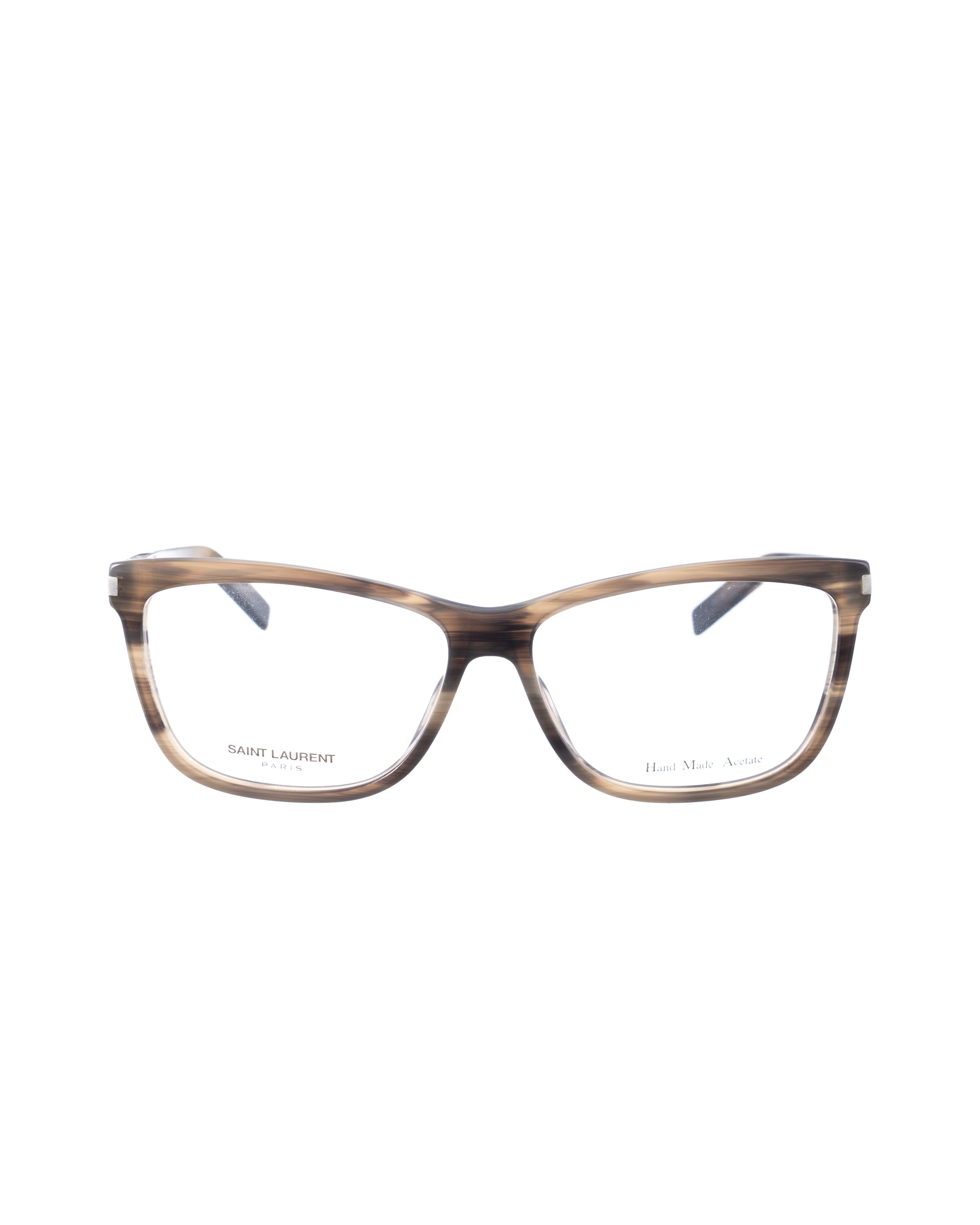 Saint Laurent Paris Saint Laurent 00s Grey and Beige Classic Nerdy Glasses Size ONE SIZE - 2 Thumbnail