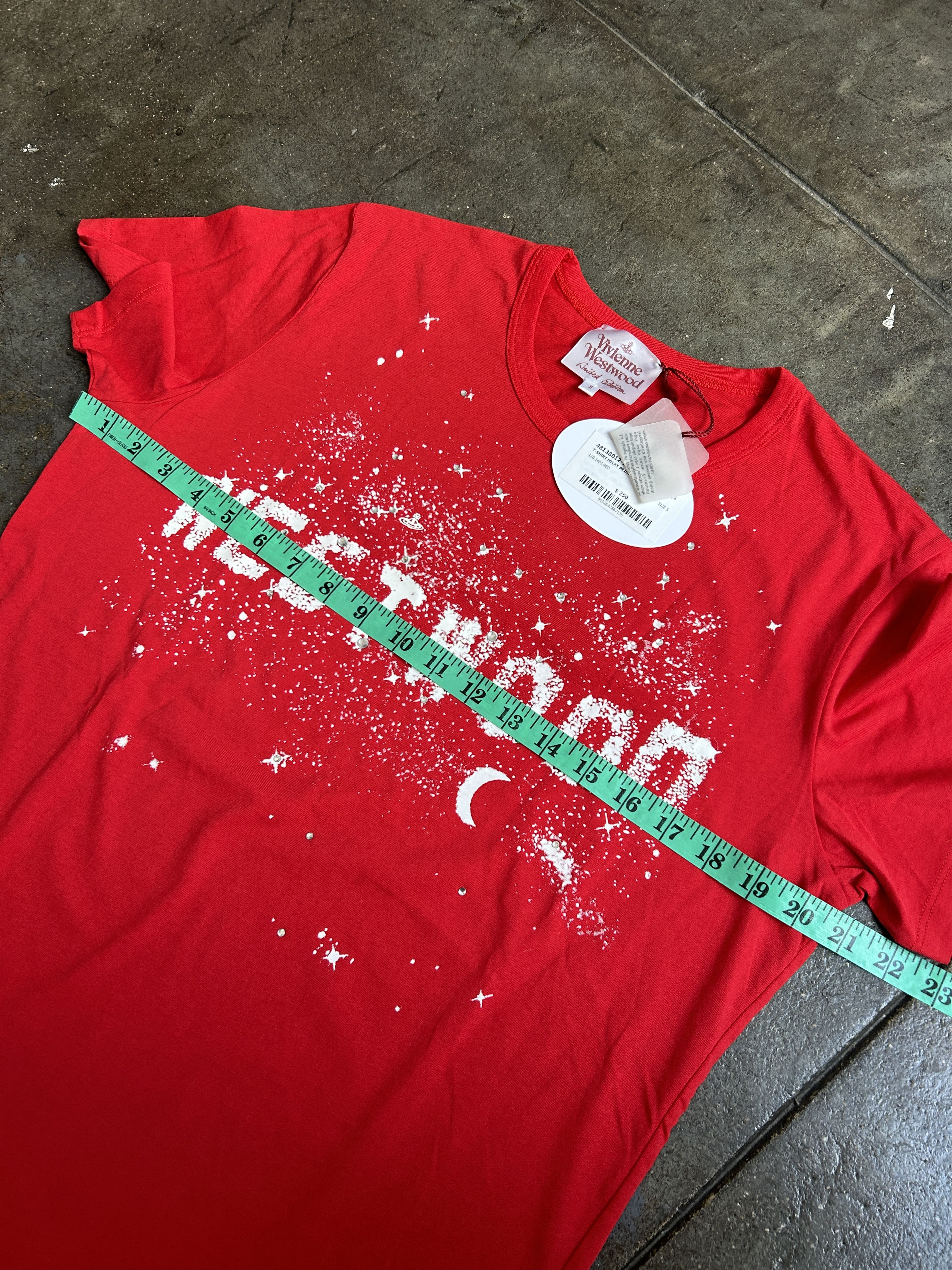 Vivienne Westwood LIMITED EDITION Hollywood Sign Vivienne Glitter Milky Shirt Size US S / EU 44-46 / 1 - 15 Thumbnail