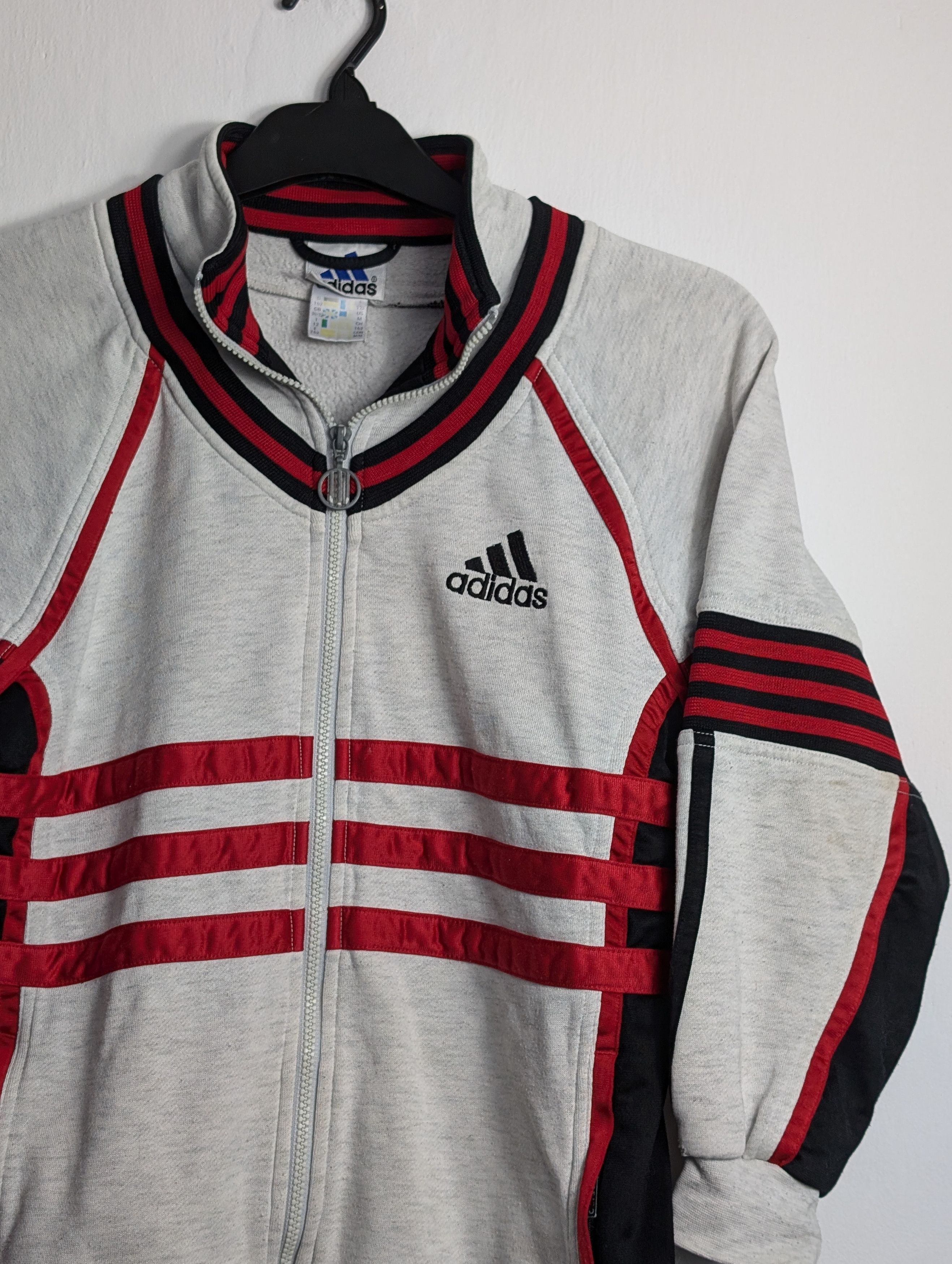 Adidas Vintage 90s Adidas Zip Sweatshirt Logo Streetwear Size S / US 4 / IT 40 - 4 Thumbnail