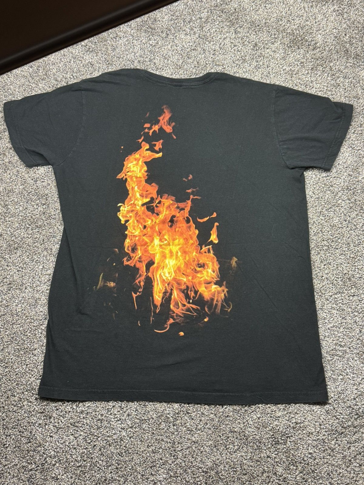 Rap Tees × Travis Scott Travis Scott Rodeo Fire T-Shirt Size US L / EU 52-54 / 3 - 4 Thumbnail