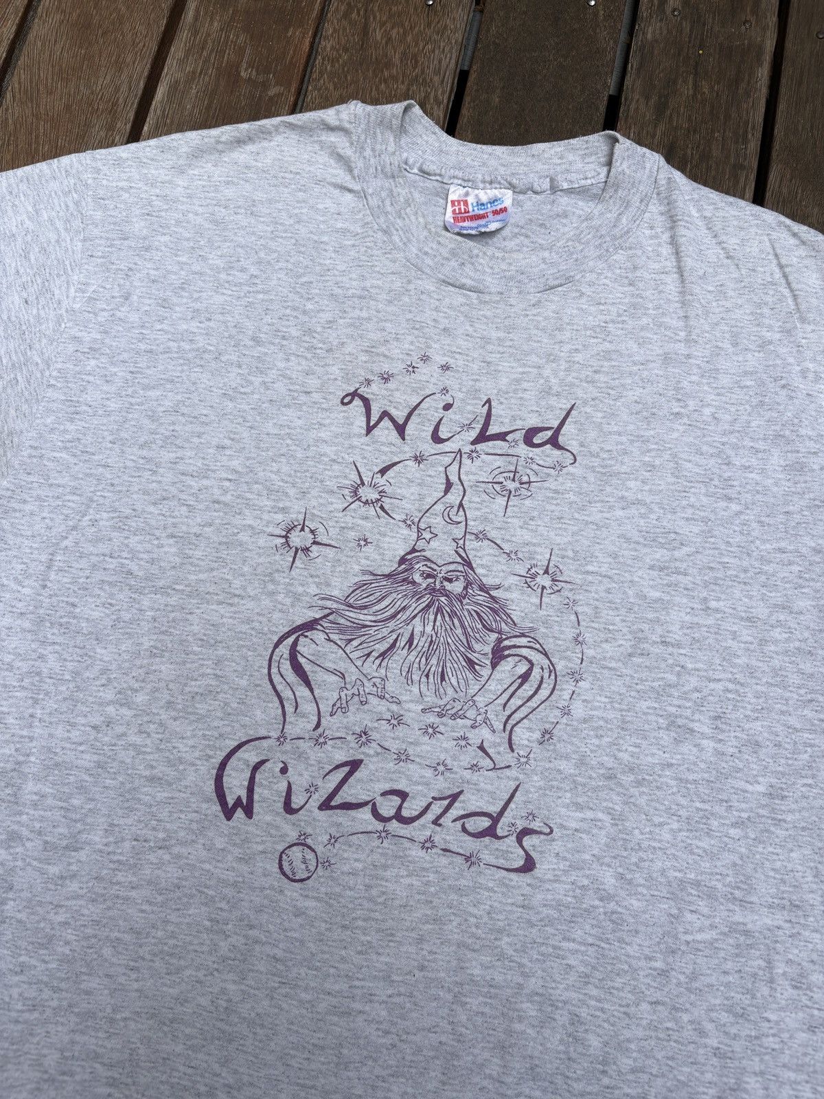 Hanes T-shirt Wild wizard 90s Size US L / EU 52-54 / 3 - 1 Thumbnail