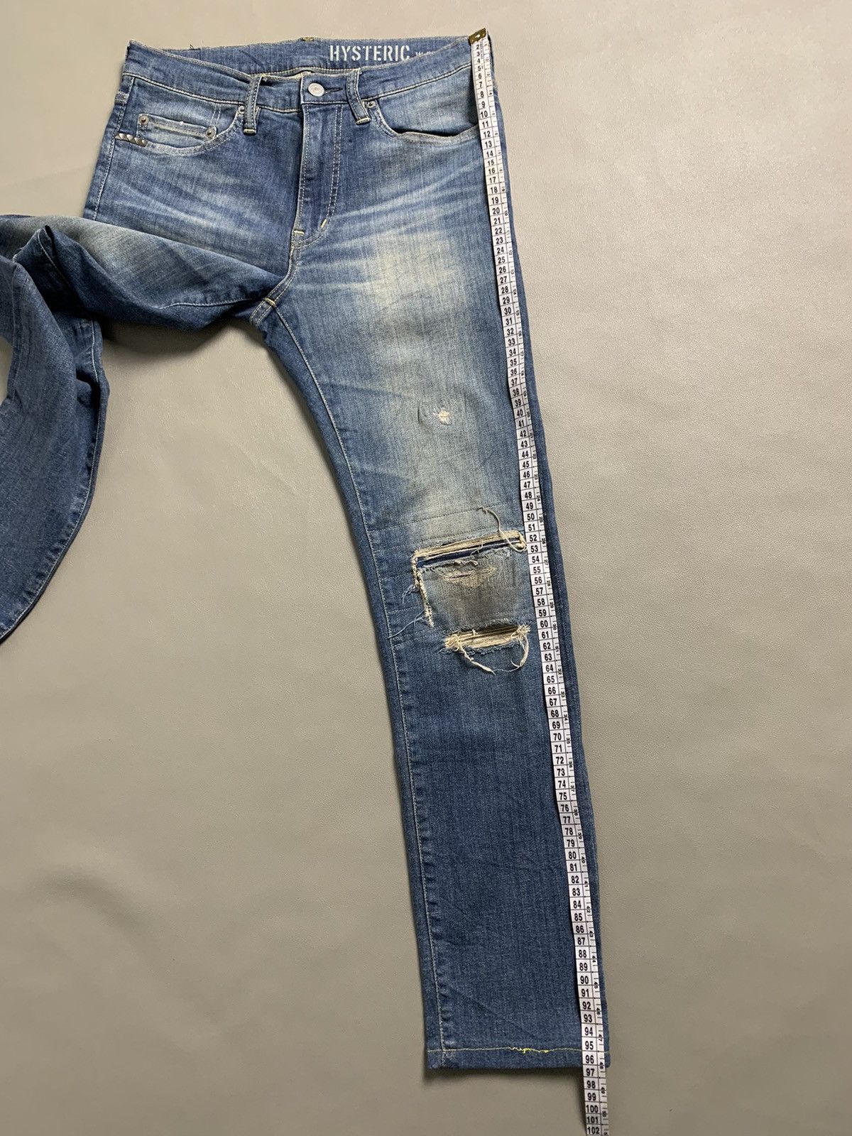 Hysteric Glamour × Japanese Brand × Vintage hysteric glamour ripped skiny jeans Size US 28 / EU 44 - 22 Thumbnail