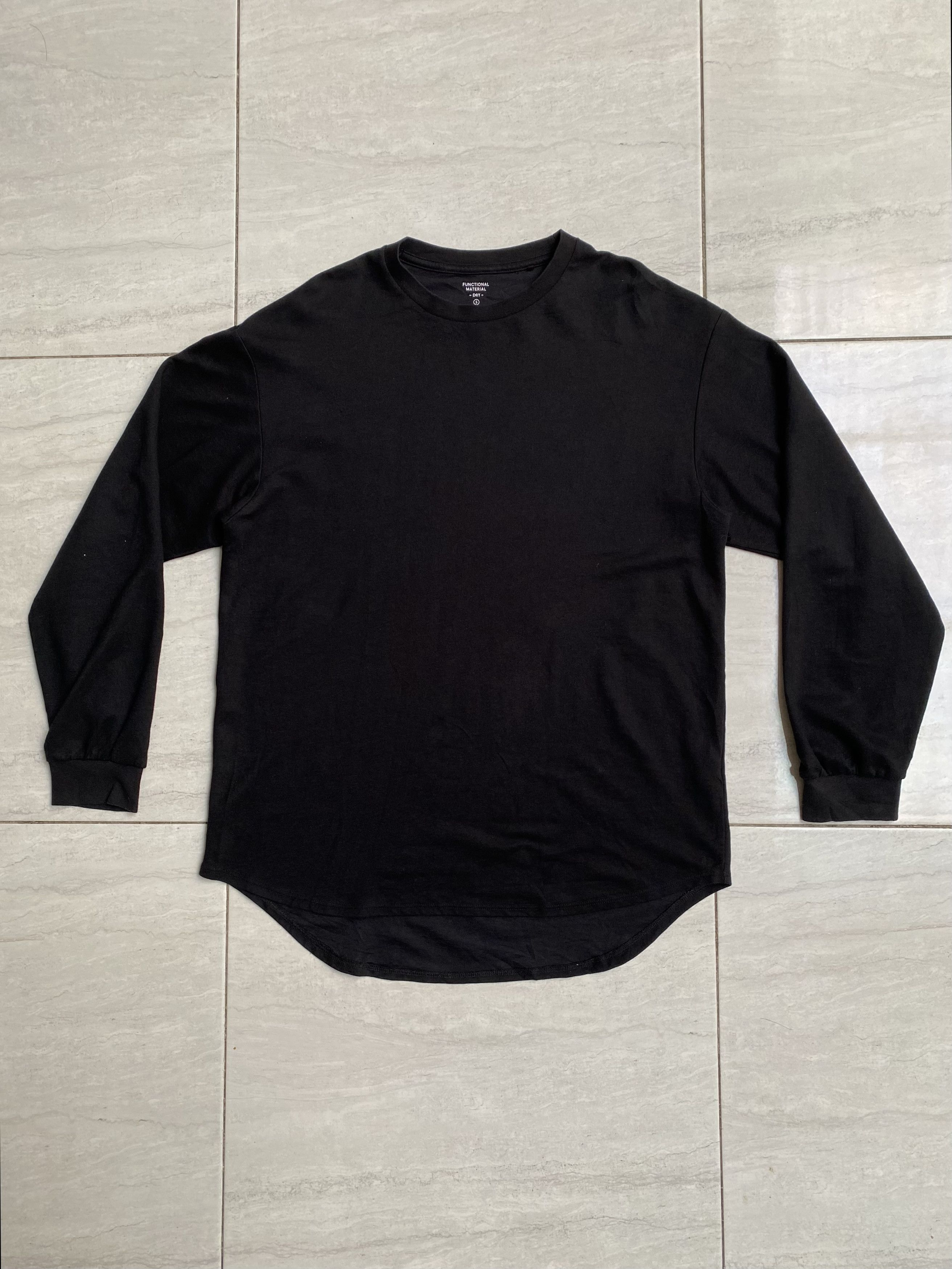 GU GU Functional Material Dry Long Black T-shirt Size US M / EU 48-50 / 2 - 1 Thumbnail