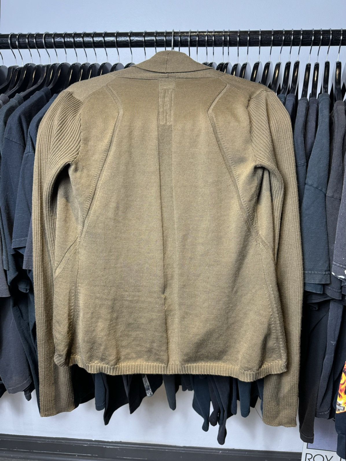 Rick Owens Rick Owen’s Brown Bean Wool Cardigan - Medium Size US M / EU 48-50 / 2 - 8 Thumbnail