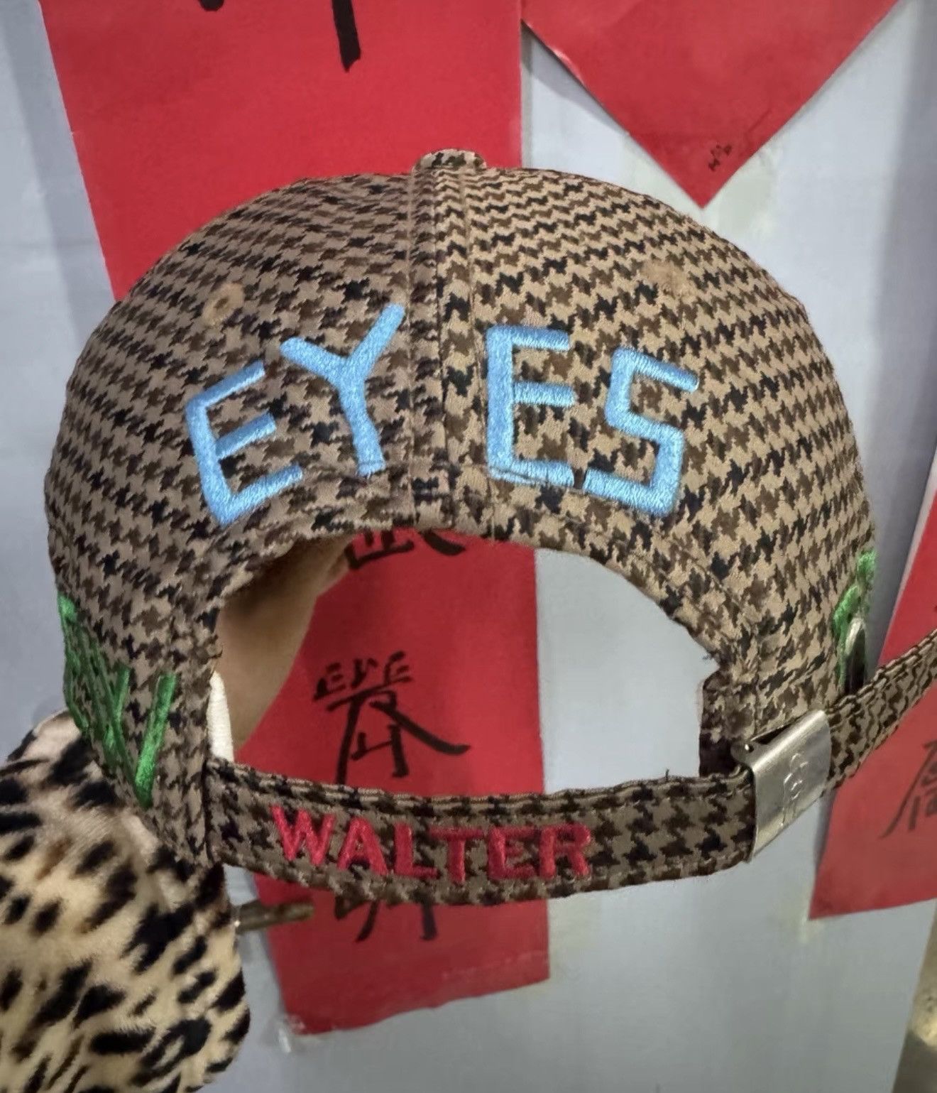 Walter Van Beirendonck Walter Van Beirendonck 23FW Houndstooth Baseball Cap Size ONE SIZE - 2 Thumbnail