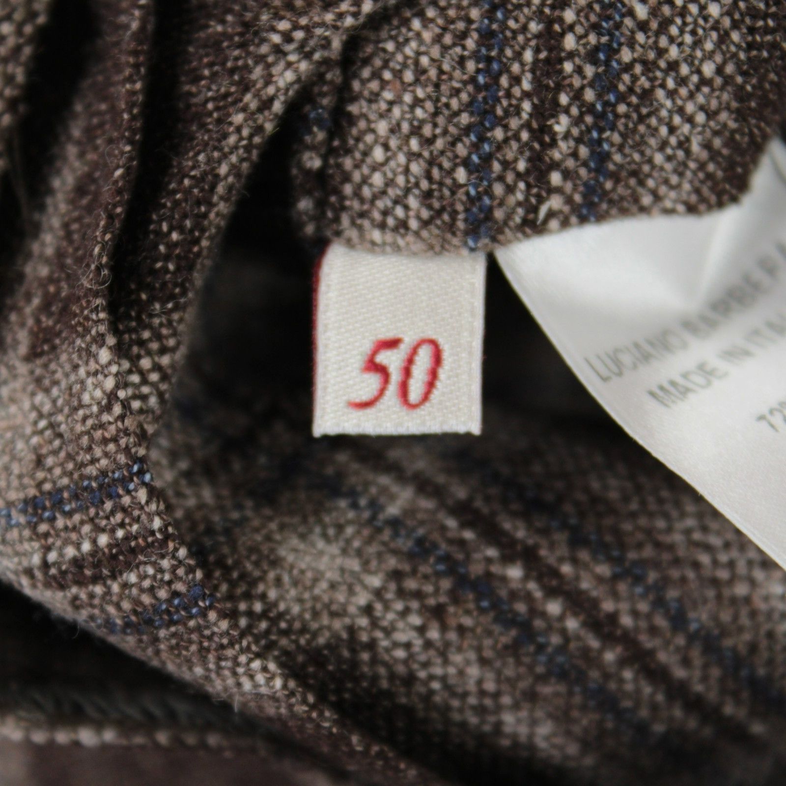 Luciano Barbera Luciano Barbera Sport Coat Size 40 US in Brown Size 40R - 8 Thumbnail