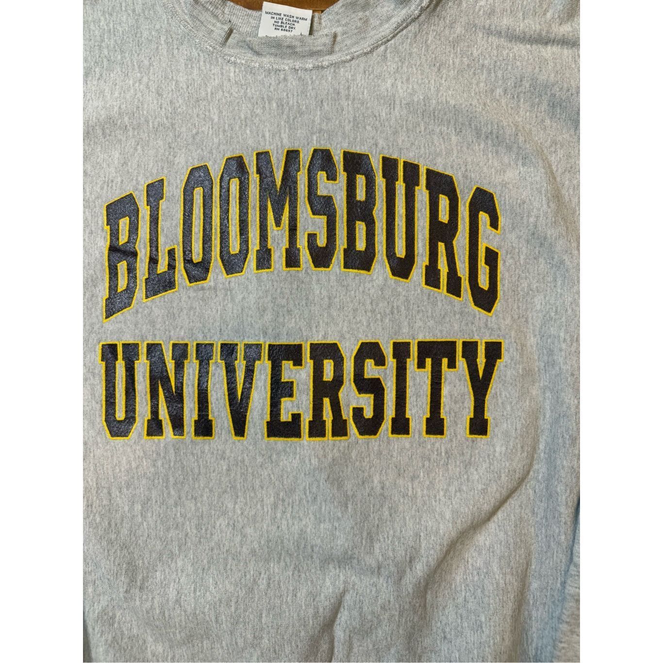 Vintage Size XXL - Vintage 1990s Distressed Bloomsburg University Sweatshirt Crewneck Size US XXL / EU 58 / 5 - 6 Thumbnail