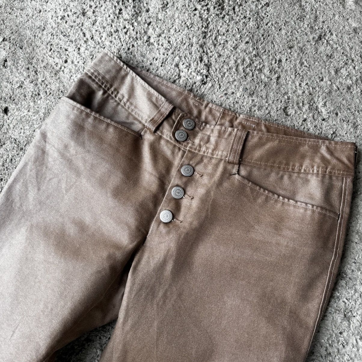 Tornado Mart Tornado Mart paper waxed flared pants Size US 32 / EU 48 - 5 Thumbnail