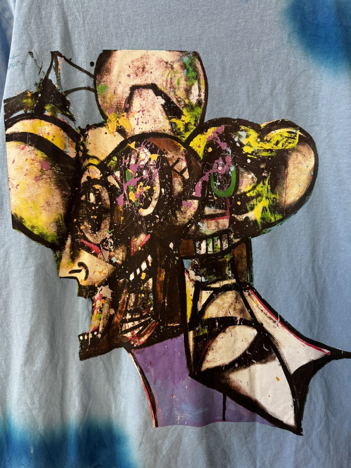 Travis Scott Travis Scott Portrait of Travis Tie-dye Tee Size US XL / EU 56 / 4 - 2 Thumbnail