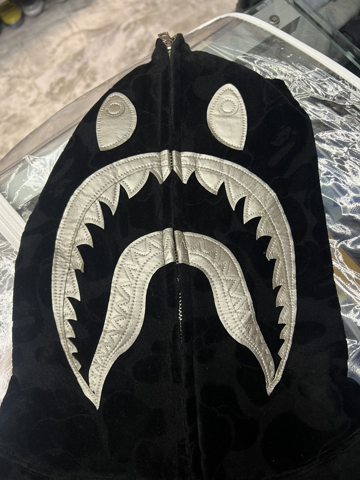 Bape Bape Shark Full Zip Hoodie Size US L / EU 52-54 / 3 - 8 Thumbnail