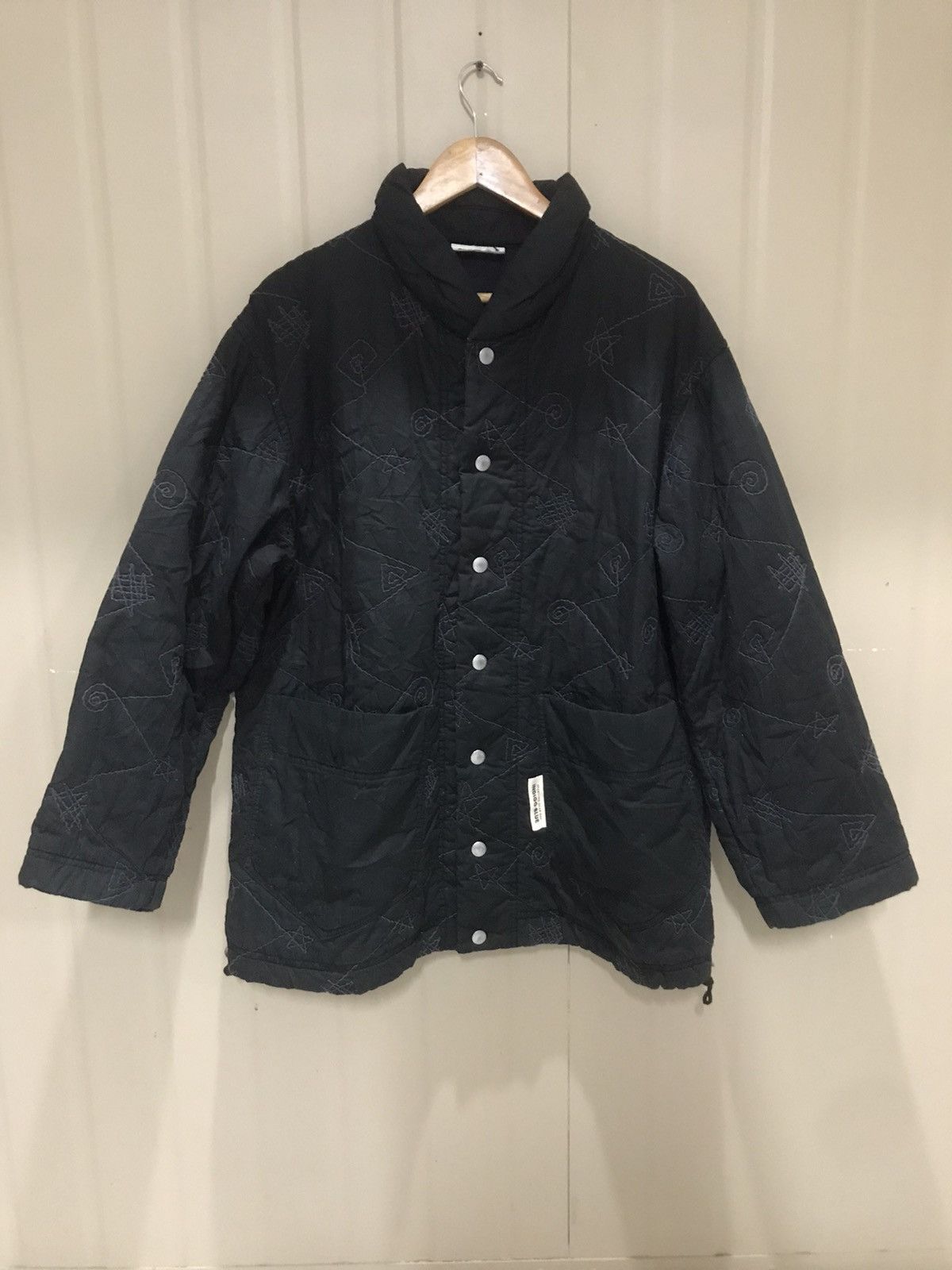 image of Vintage Hai Sporting Gear Indigo Blue Jacket in Black, Men's (Size Medium)