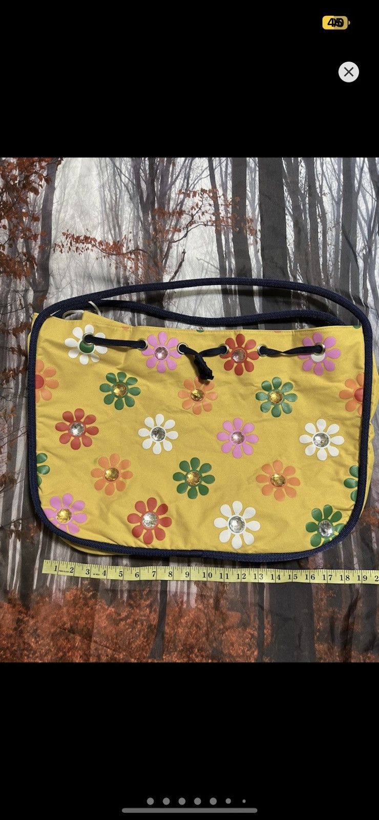 Vintage ***FINAL DROP***RARE 90s JEWEL PULL CLOSURE TOTE BAG O/S Size ONE SIZE - 1 Thumbnail