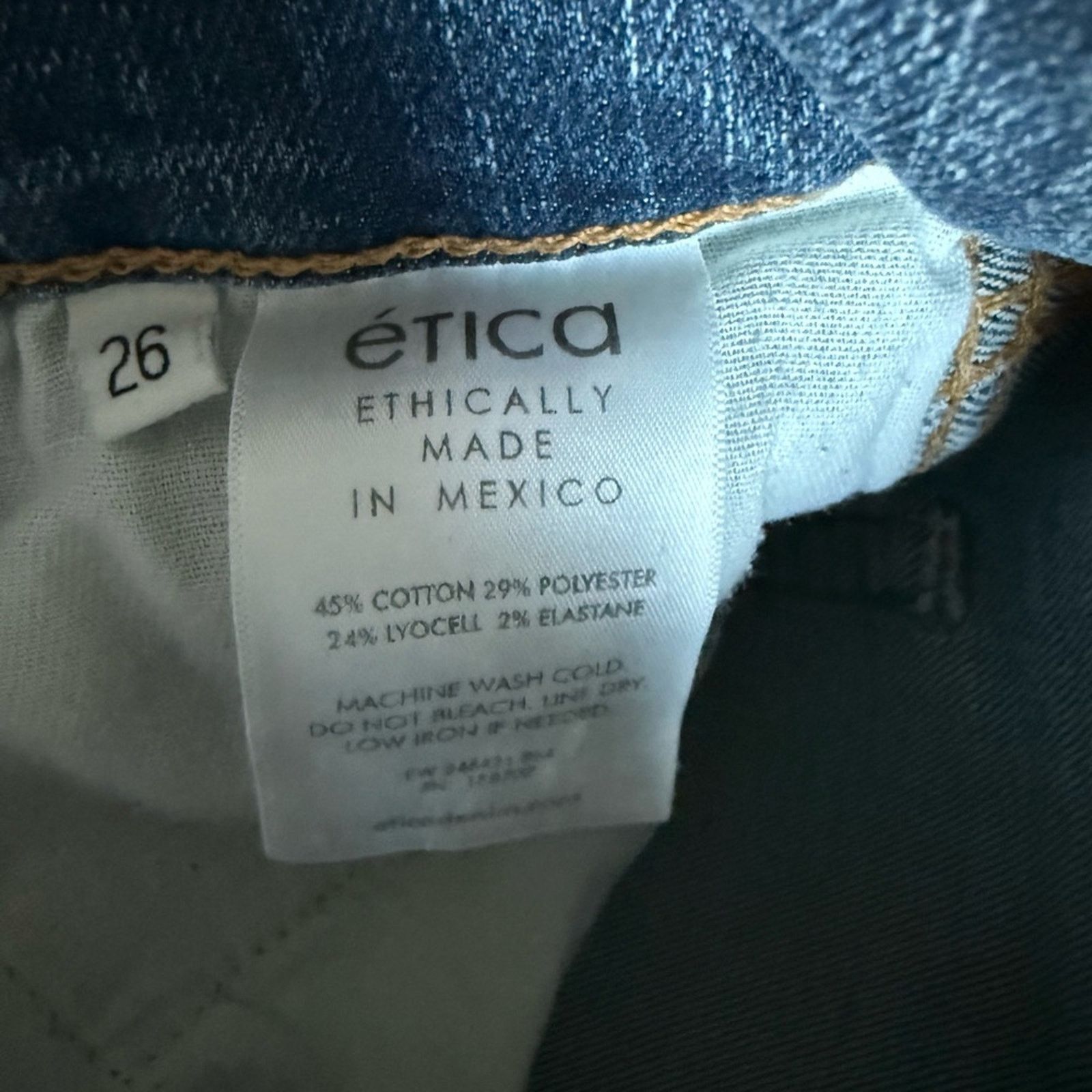 ETICA New Etica Denim Anya High Rise Modern Flare - 26 - $228 Size 26" / US 2 / IT 38 - 11 Thumbnail