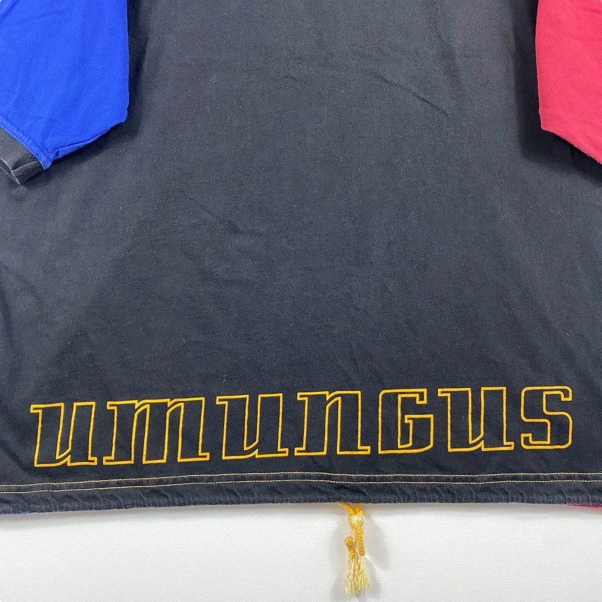 Vintage Vintage 90's UMUNGUS Introspect Multicolour Hooded Pullover Size US XL / EU 56 / 4 - 6 Thumbnail