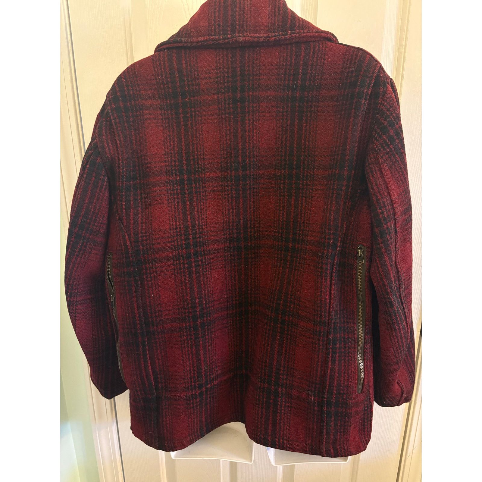Carter's H W Carter & Sons Vintage Buffalo Plaid Coat Size Large Size US L / EU 52-54 / 3 - 13 Thumbnail
