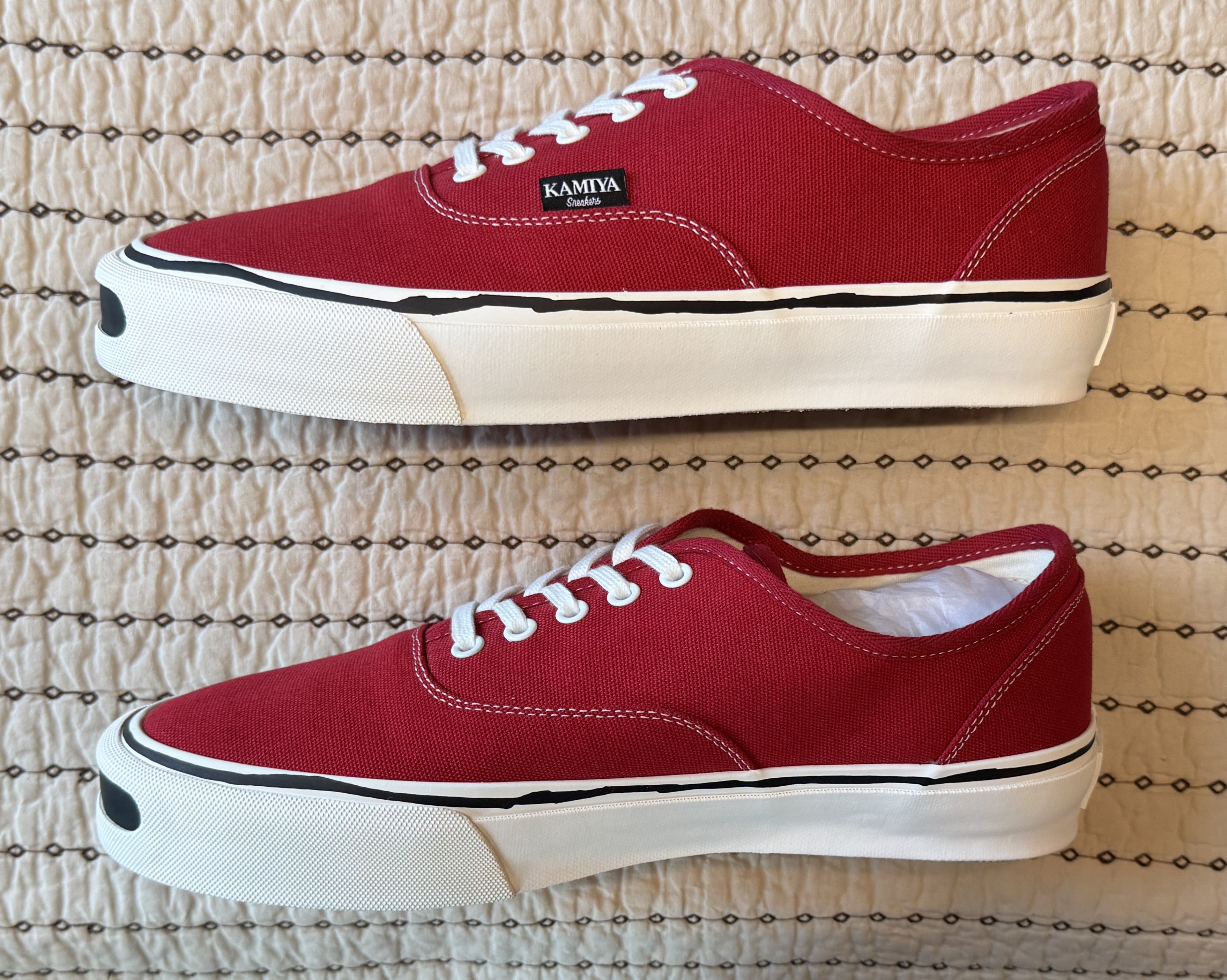Maison MIHARA YASUHIRO KAMIYA / MIHARA YASUHIRO - HERC VULCANIZED SNEAKER RED SZ 45 Size US 12 / EU 45 - 6 Thumbnail