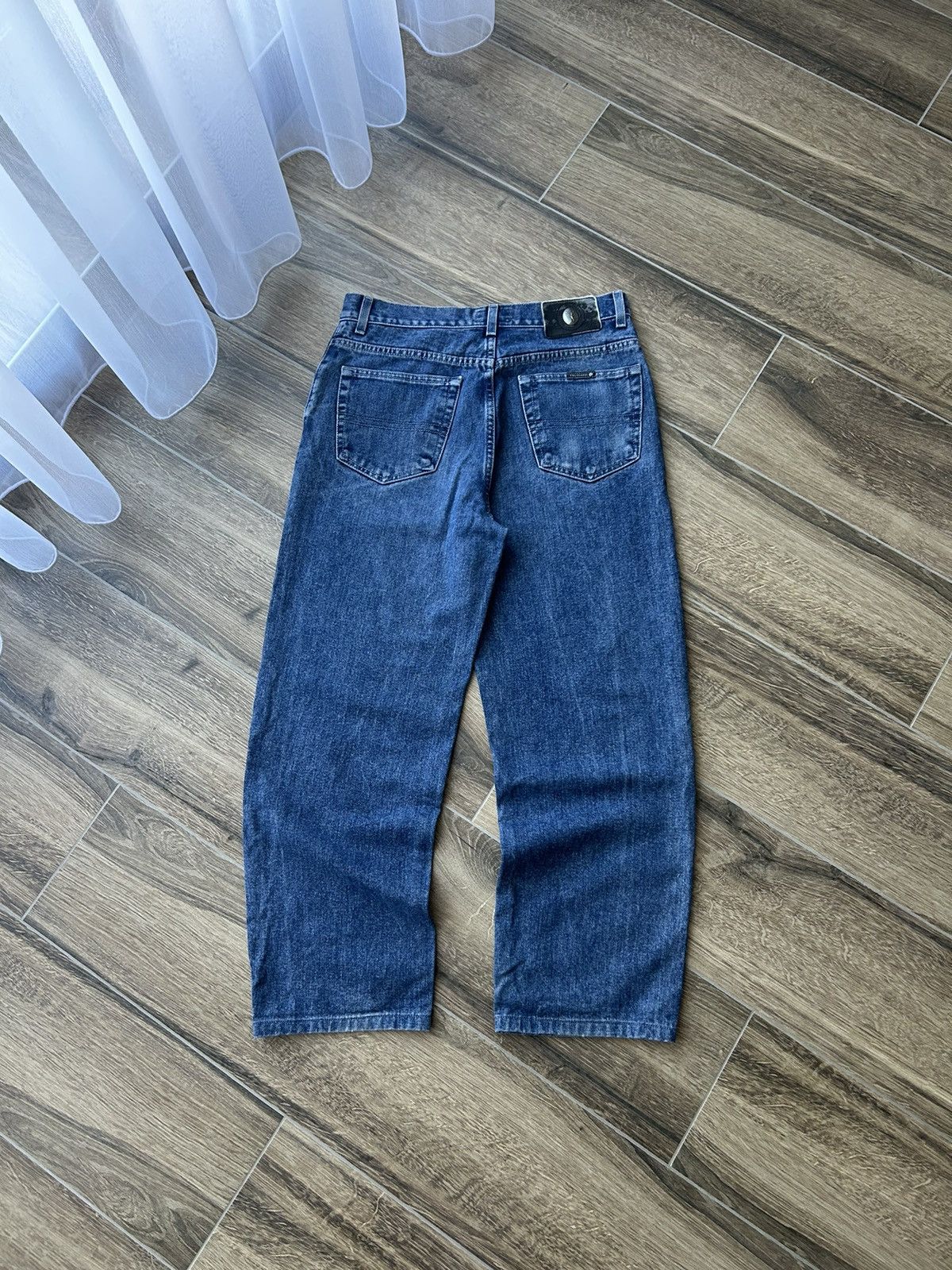 Vintage Trussardi baggy jeans mens y2k made in italy