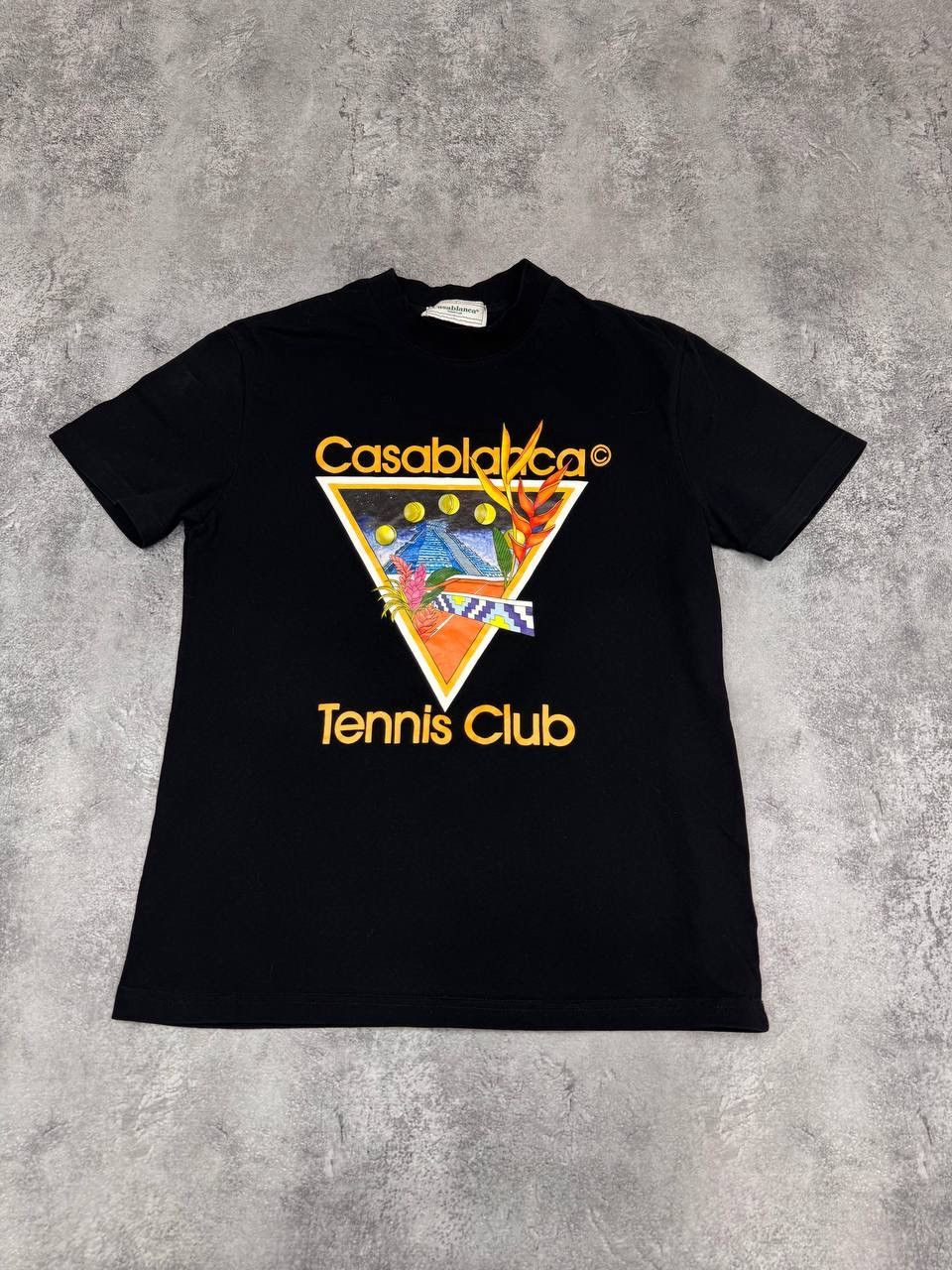 Casablanca Casablanca Tennis Club T-Shirt Black Cotton Size S Size US S / EU 44-46 / 1 - 1 Thumbnail