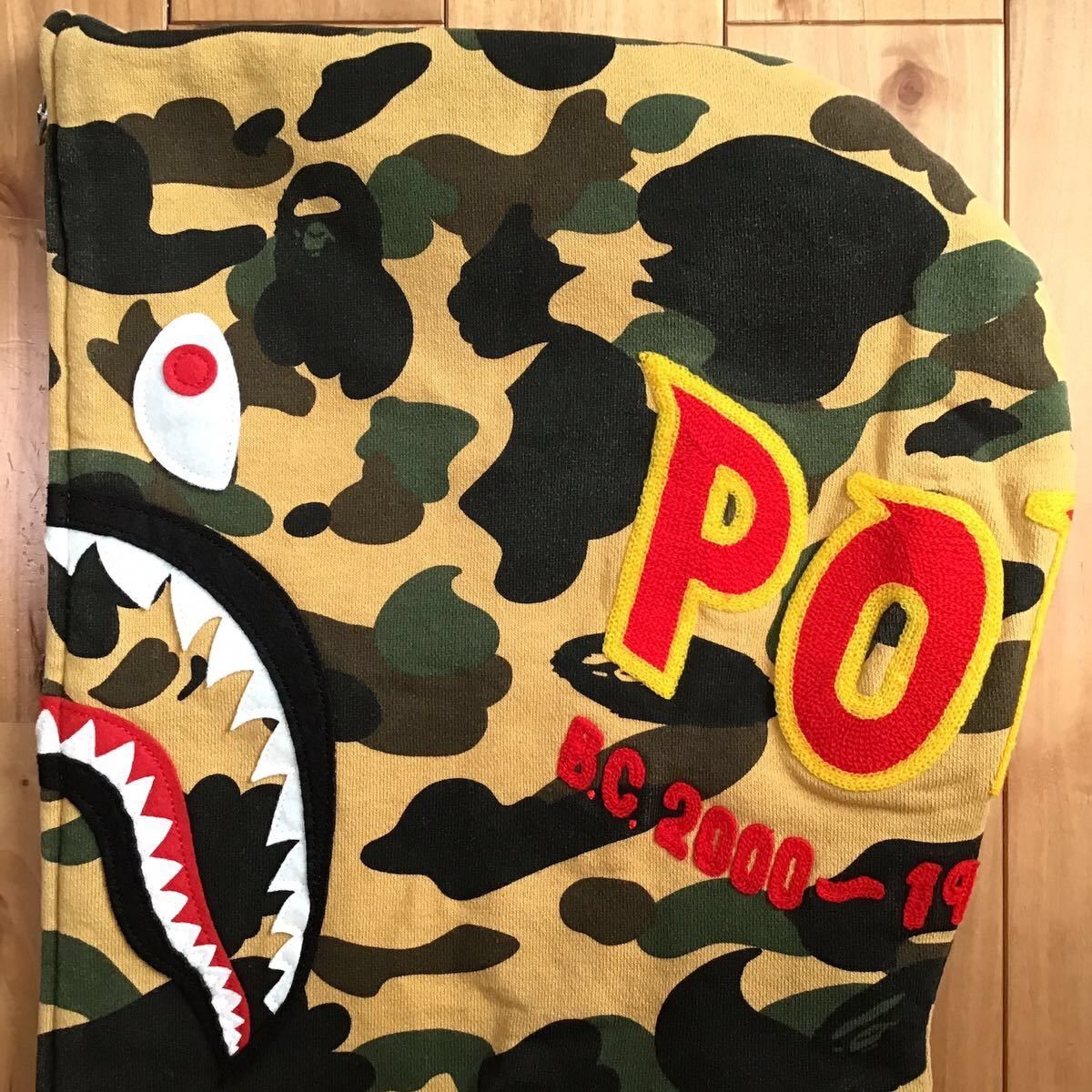 Bape BAPE 1st camo yellow shark full zip hoodie a bathing ape Size US L / EU 52-54 / 3 - 5 Thumbnail