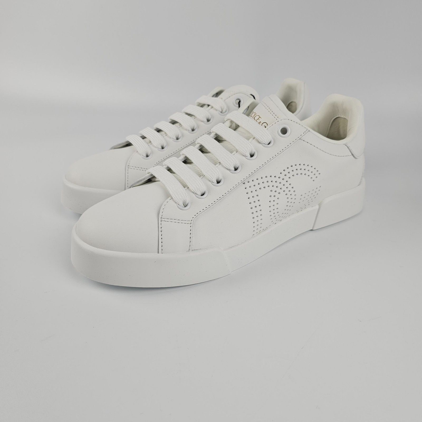 Dolce&Gabbana Portofino $745 Women's White Leather Sneakers