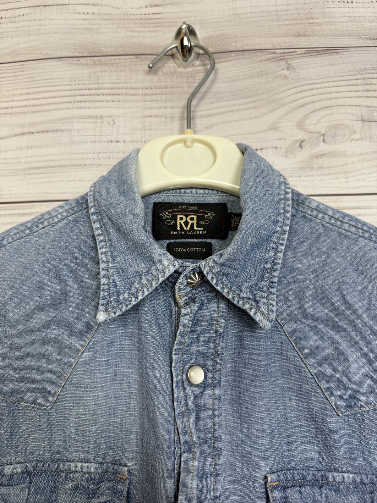 RRL Ralph Lauren Vintage RRL Double RL Ralph Lauren Denim Jacket Size US S / EU 44-46 / 1 - 18 Thumbnail