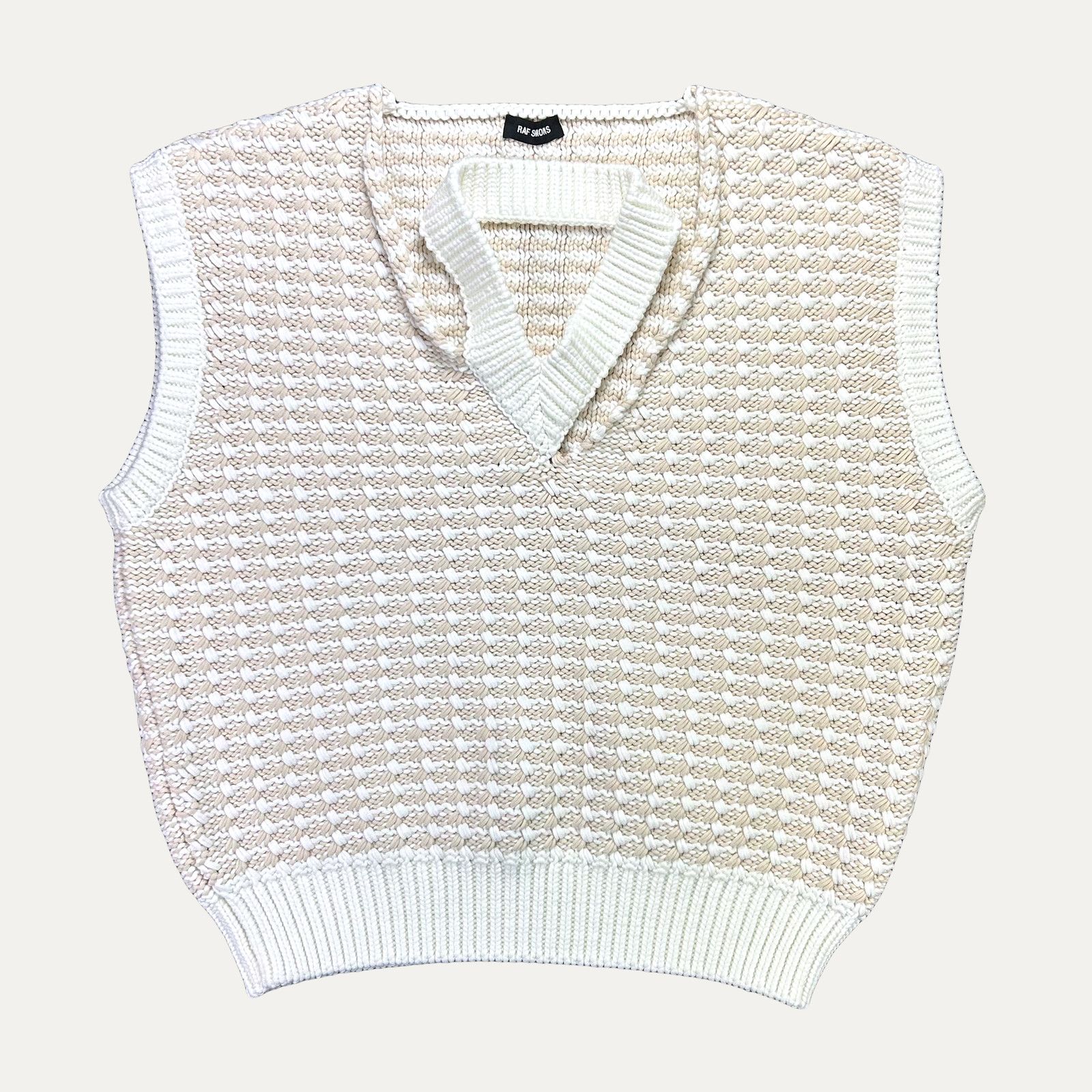 Raf Simons Raf Simons Knitted Sweater Vest Size L / US 10 / IT 46 - 1 Thumbnail